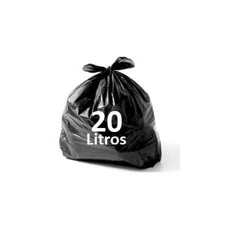 SACO DE LIXO 20 LTS  PRETO DISPEL 41X58X005 C/100 UN 