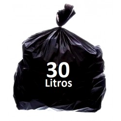 SACO DE LIXO 30 LTS PRETO DISPEL 61X55X005 C/100 UN