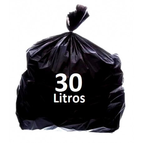 SACO DE LIXO 30 LTS PRETO DISPEL 61X55X005 C/100 UN