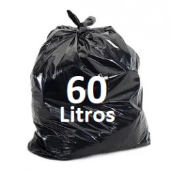 SACO DE LIXO 60 LTS DISPEL 65X70X003 PRETO C/100 UN