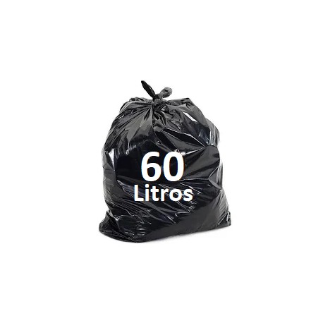 SACO DE LIXO 60 LTS DISPEL 65X70X010 PRETO C/100 UN