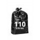 SACO DE LIXO 110 LTS DISPEL 75X105X12 C/50  PRETO 