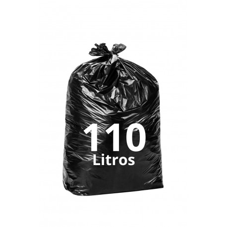 SACO DE LIXO 110 LTS DISPEL 80X90X09 C/50  PRETO