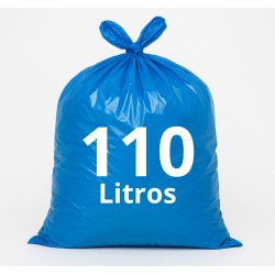 SACO DE LIXO 110  LTS AZUL DISPEL  80x90X005C/100 UN