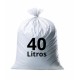 SACO DE LIXO 40 LITROS BRANCO 6OX60X005PCT/100 UN 