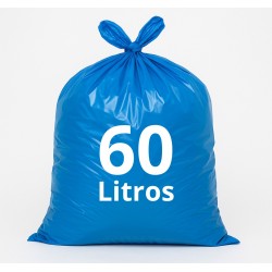 SACO DE LIXO 60 LTS 63X70X005 AZUL MC5 PCT/100 