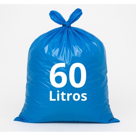 SACO DE LIXO 60 LTS 63X70X005 AZUL MC5 PCT/100 