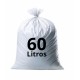 SACO DE LIXO 60 LTS 63X70X005 BRANCO PCT/100