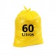 SACO DE LIXO 60 LTS 63X70X005 AMARELO MC5 PCT/100 
