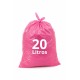 SACO DE LIXO 20 LTS DISPEL ROSA 40X58X005 C/100 UN