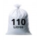 SACO DE LIXO 110 LTS BRANCO 80X90X005 PCT/100 MEDIO
