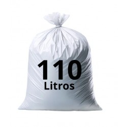 SACO DE LIXO 110 LTS BRANCO 80X90X005 PCT/100 MEDIO