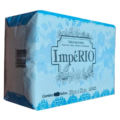 PAPEL TOALHA BR. LUXO IMPERIO 20X21 1000 FLS 2 DBS