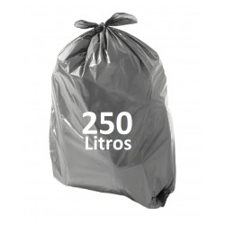 Saco Para lixo Cinza 110 Litros Médio