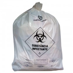SACO DE LIXO INFECTANTE 30 LITROS 59X62X0025 - JUREMA
