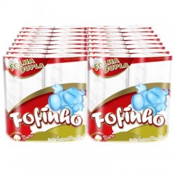 PAPEL HIGIENICO FOFINHO FOLHA DUPLA FARDO 64 ROLOS